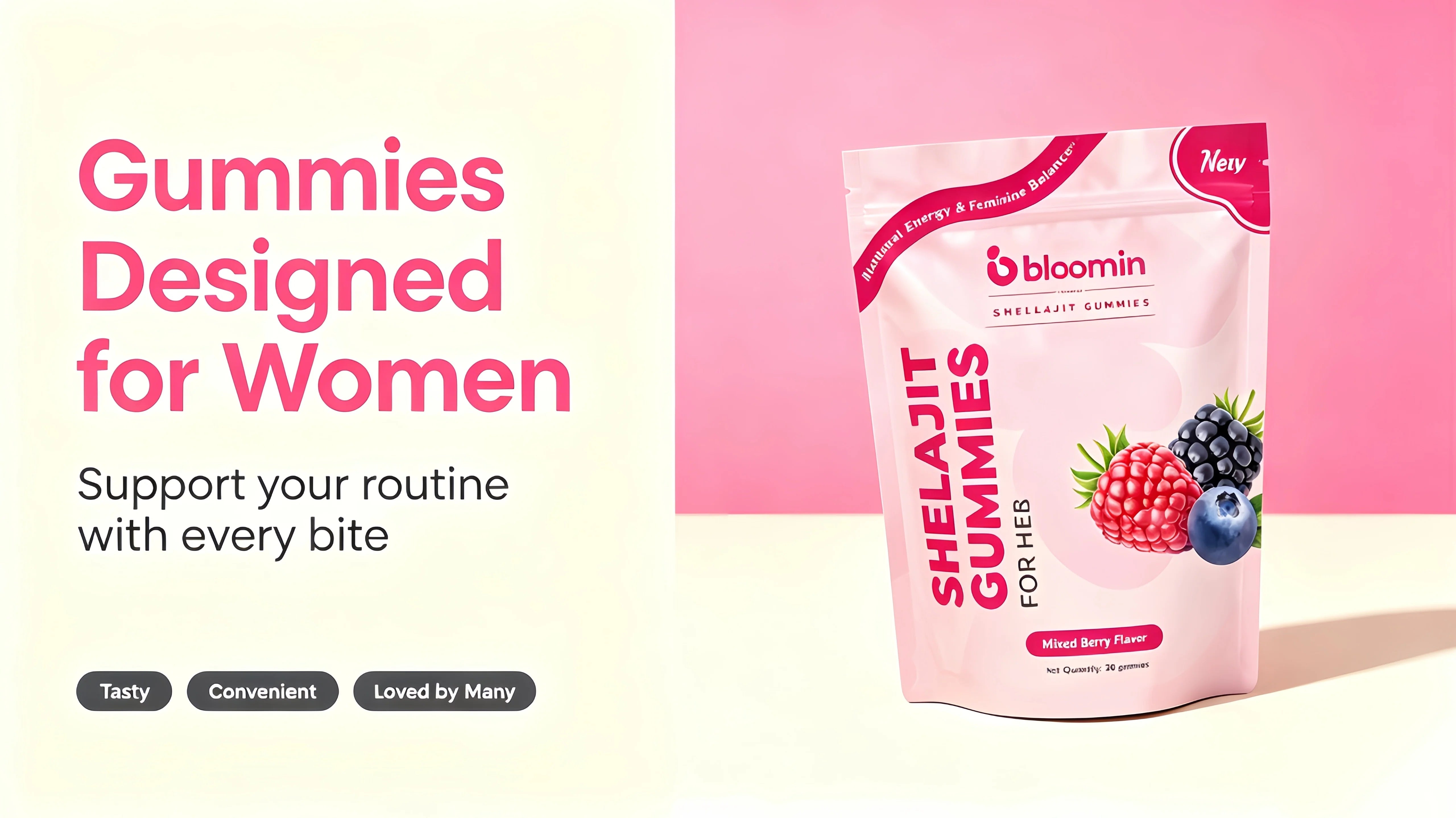 Gummies designed for women
