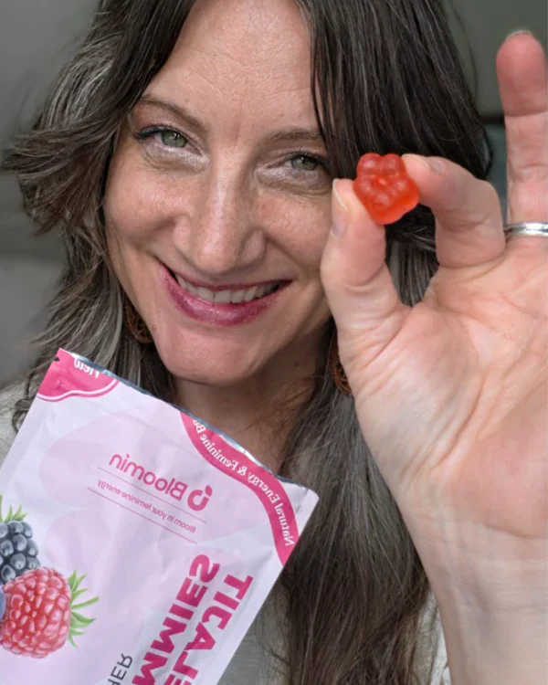 Lana with Bloomin gummies